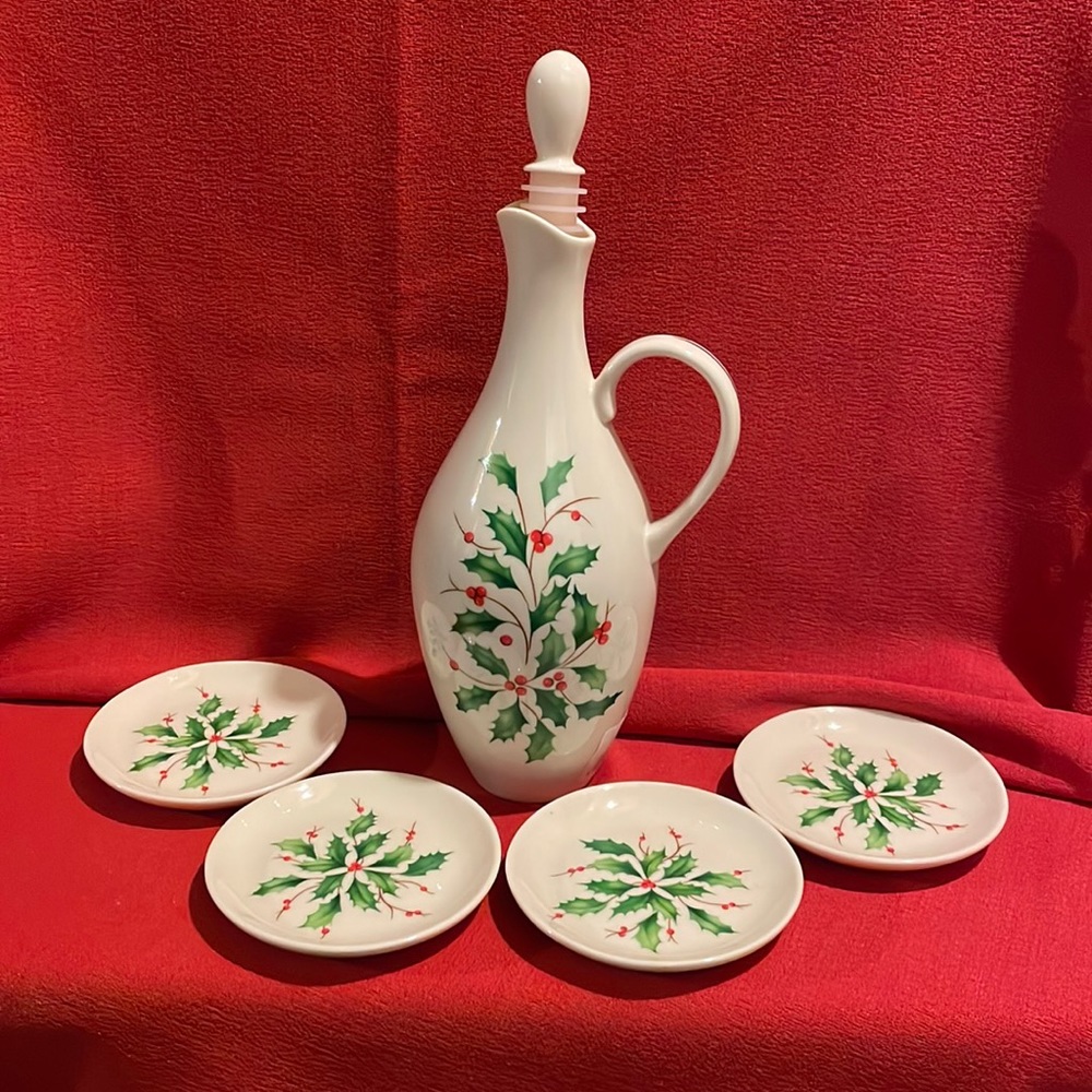 “Lenox” Holiday Oil Bottle Gift Set